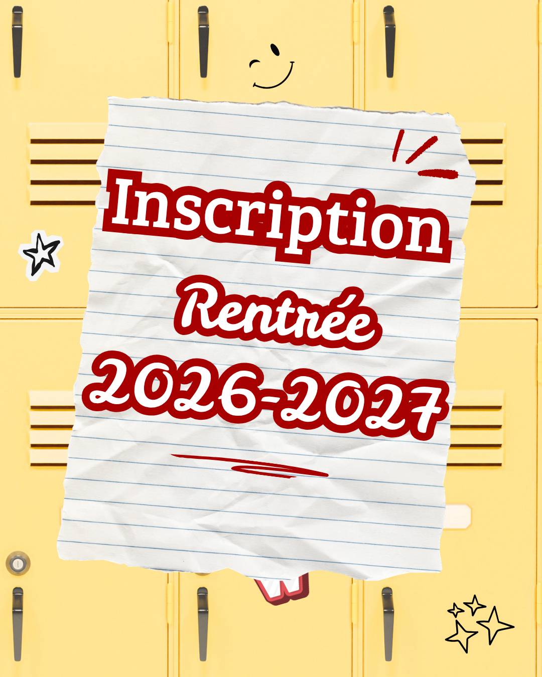 Rentr&eacute;e 2026-2027
